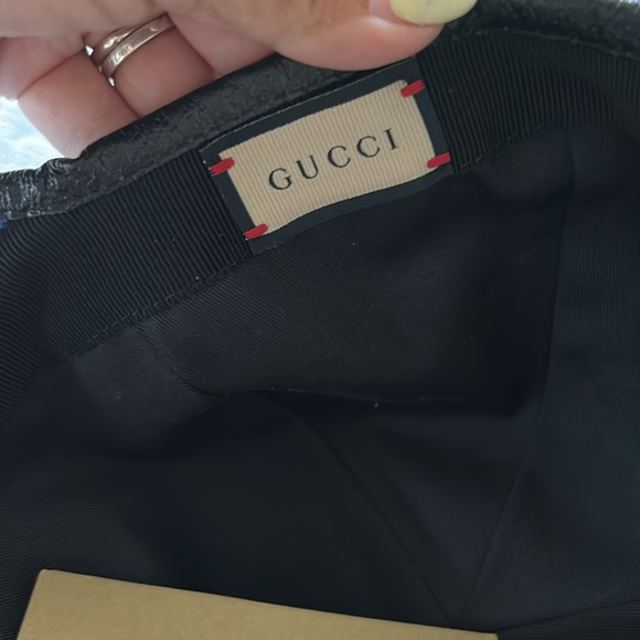 Gucci Blue Logo Baseball Cap brand new